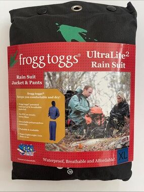 Frogg Toggs UltraLite 2 Blue Rain Suit XL NEW